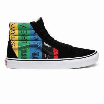 Vans Spirit Sk8-Hi - Miesten Korkeavartiset tennarit - Monivärinen/Valkoinen